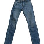 Everlane Blue Skinny Mid Rise Jeans Womens Size 23 Regular Pre Owned. Photo 0