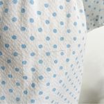 Erika Taylor Vintage Kimono Sleeve White Polka Dot House Robe Photo 6