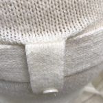 Player Gold Cowl Neck Belted Sweater Cream Large Photo 10