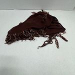 Beautiful Dark Brown Chiffon Pashmina or Shawl 57" x 22" Photo 10