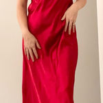 Adonna Vintage  Red Midi Slip dress Photo 0