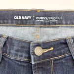 Old Navy  Womens Jeans 6 Short Curvy Bootcut Mid Rise Dark Wash Classic Minimal Photo 5