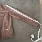 Baccini Leather Jacket for women.Size: PM Photo 8