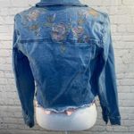 Mossimo Supply Co MOSSIMO - Distressed Embroidered Jean Jacket Photo 1