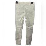 MOTHER High Waisted Looker Ankle Jeans Second Chance Antique White Sz 27 Skinny Photo 3