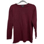 Elementz  Vintage Red Shimmer Holiday Long Sleeve Size Small Sweater Christmas Photo 0