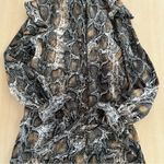 ZARA Snakeskin Print Top Photo 5