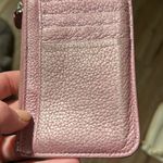 Balenciaga  logo pink metallic zip card case minor flaw like rubbing pictured Photo 8