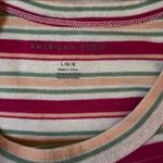 American Eagle Striped T-shirt Knee-Length Dress Photo 3