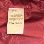 Eddie Bauer  Crimson Black 1936 Skyliner Bomber Goose Down Jacket Women’s Large Photo 5