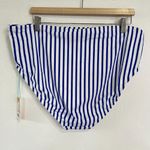 Kona Sol Women's Hipster Bikini Bottom Size XXL (20W/22W) Blue Stripe Classic Photo 1