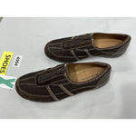 Naturalizer Womans Slip On Casual Flats 8.5 M Brown Zip Top NWOT Photo 2