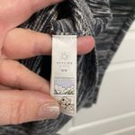 Aerie OFFLINE by Quarter Zip Pullover Top Gray & White Space Dye Women's Medium Photo 3