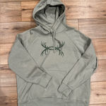 Under Armour  Light Green Deer Antler Logo Casual Lightweight Drawstring Hoodie Photo 0