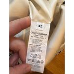 Dolce & Gabbana  Lace Pencil Skirt Black Beige Made in Italy Women's Size 42 Photo 7