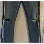 AG Adriano Goldschmied Jodi Crop High Rise Slim Flare Distressed Jeans Size 26 Blue Photo 1