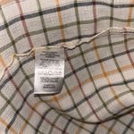 Loft  Outlet Long Sleeved Multicolored Checkered Button Down Blouse Size XL Photo 7