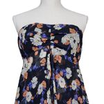 The Limited  Womens 8 Strapless Floral Print Mini Dress Photo 2