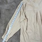 Anne Klein  1X Ivory‎ Long Sleeve Button Down Tunic Blouse Classic Career Office Photo 3