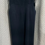 1. State  women's flare jumpsuit Size XS spaghetti strap navy blue Photo 0