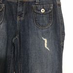 DKNY  flare 90s Y2K spring‎ street jean women’s size 2 pockets distressed Photo 8