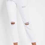 EXPRESS White Mom Jeans Super High Rise Photo 0