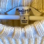 Madewell  Knitted Sleeveless Pullover Ribbed Tunic Sweater Size Small Crème Photo 2