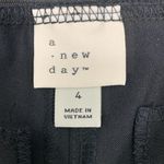 A New Day  Black Pull On Skinny Leg Pants Size 4 Photo 9