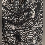 Mossimo Supply Co Tribal Aztec Print Blouse Cream and Black L Size L Photo 12
