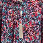 cupio  skirt XL maxi full mandala print floral elastic waist pull on boho NEW Photo 6