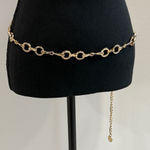 Gold tone Chain link Belt 42” Photo 0