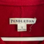 Pendleton 100% Merino Wool red blazer jacket small Photo 2