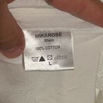 MikaRose  White Maxi Dress,Size L, 100% Cotton Photo 3