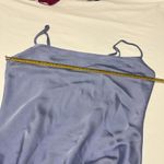 Abercrombie & Fitch Women’s  Cowl Neck Purplish Blue Bodysuit Top Sz S Small Photo 7