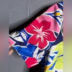 Donna Morgan  Bright Colored Floral Midi Dress with Pockets . Size 12 Photo 4