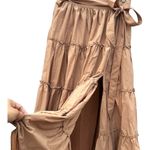 Cinq à Sept Cinq a Sept Jackie Tiered MIDI A Line in Sahara Size 6 Pristine Photo 3