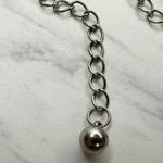 Rhinestone Studded Chain Belt Silver Y2K Festival Glam Medium/Large M/L ✨ Photo 10