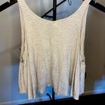 Forever 21 Gray Striped Cropped Tank Photo 1