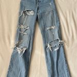 ZARA wide leg ripped jeans high-wasted Photo 0