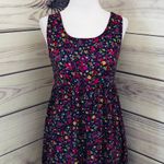Abercrombie & Fitch Abercrombie Navy & Pink Floral Tank Top Photo 0