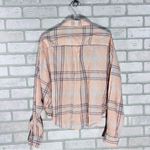 Free People Paradise Garden Cropped Plaid Button-Down Shirt Size S Photo 5