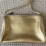 Etienne Aigner Leather Crossbody in Metallic Gold Photo 7