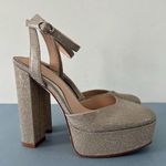 Antonio Melani x Born on Fifth Liv Metallic Glitter Closed Toe Platform Pumps Photo 3