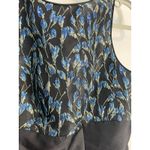 Belle Badgley Mischka Badgley Mischka Cocktail Dress Small Blue Floral Brocade Country Club Spring Photo 4