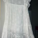 white mini dress. Size small. Worn a few times; still in good condition. Photo 3