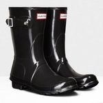 Hunter Black Rain Boots  Photo 0