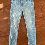 BLACK ORCHID Miranda Off Step High Rise Skinny Jeans Cheetah Print Size 25 Luxe Blue Photo 12