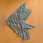 Indian Handmade 100% Pure Silk Colorful Long Scarf Lightweight Summer Spring Blue Photo 4