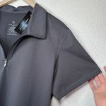 Noel Asmar Womens 3XL Gray Short Sleeve Zip Golf Polo Shirt Photo 8