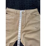 KanCan Jeans Womens Flare Leg Distressed Cotton Beige High Rise Size 31 Tan Photo 9